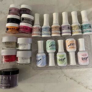 Dip Powder Liquid Sets and Powders